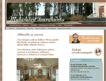 Tablet Screenshot of muhoksenseurakunta.fi